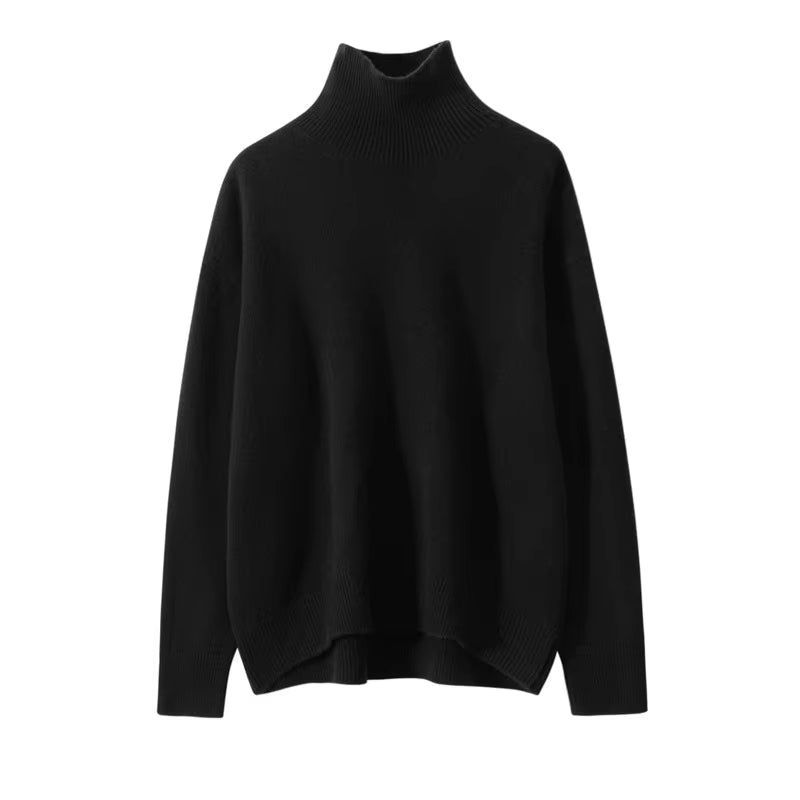 New Cashmere Sweater Pullover High Neck
