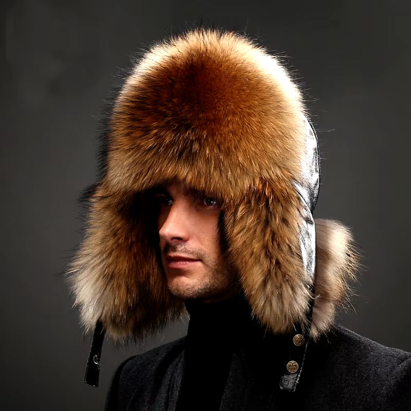 High-End Luxury Ushanka Fur Hat