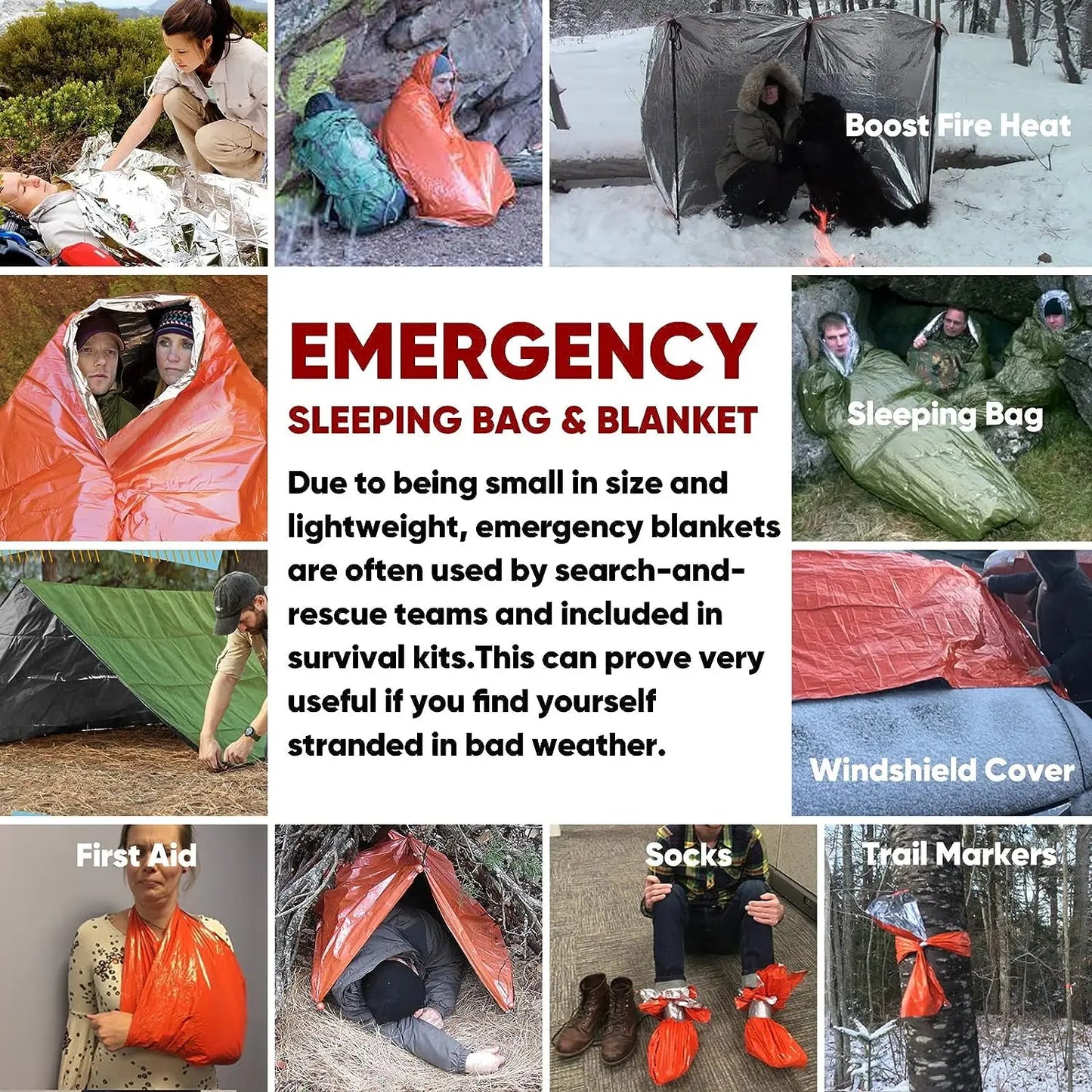PE Emergency Sleeping Bag Waterproof