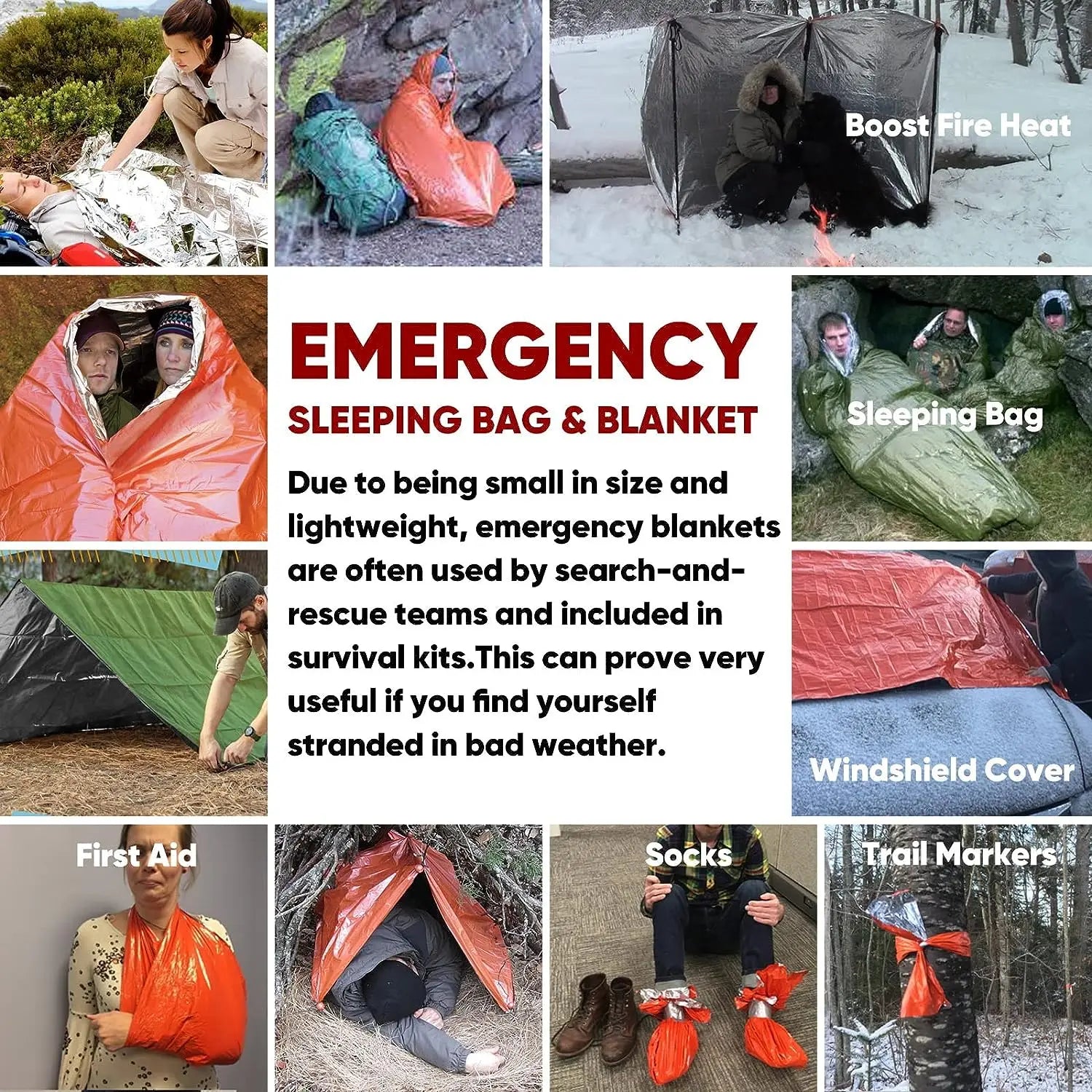 PE Emergency Sleeping Bag Waterproof