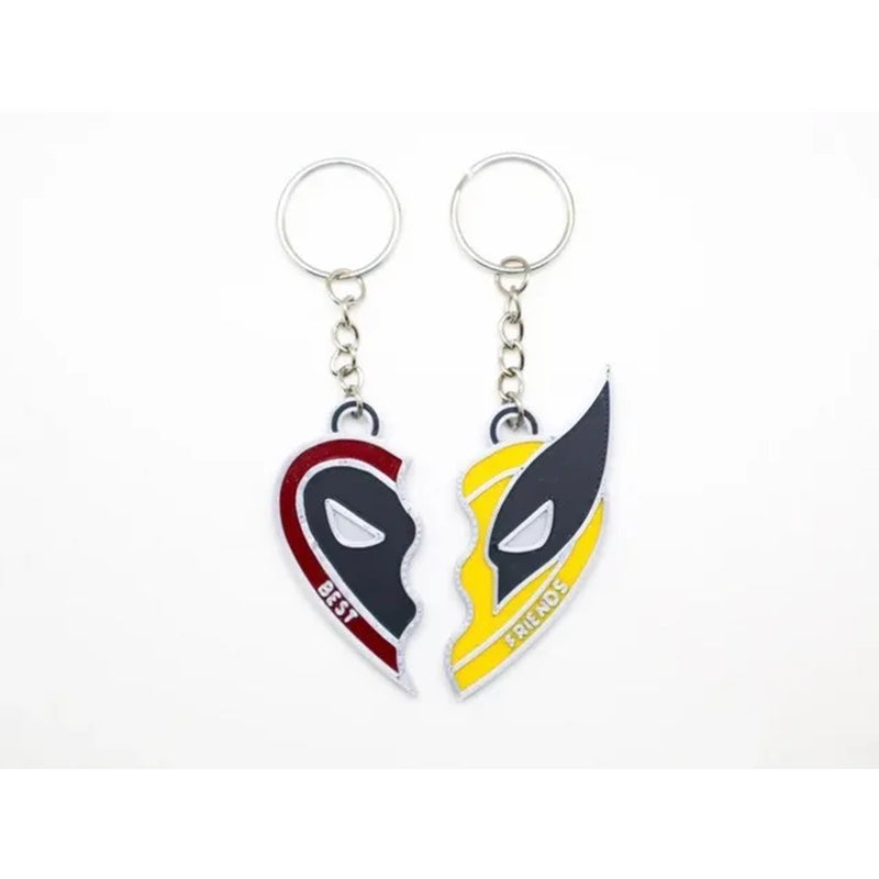 Deadpool/Wolverine Best Friends Keychain/Bracelet for Women/Men