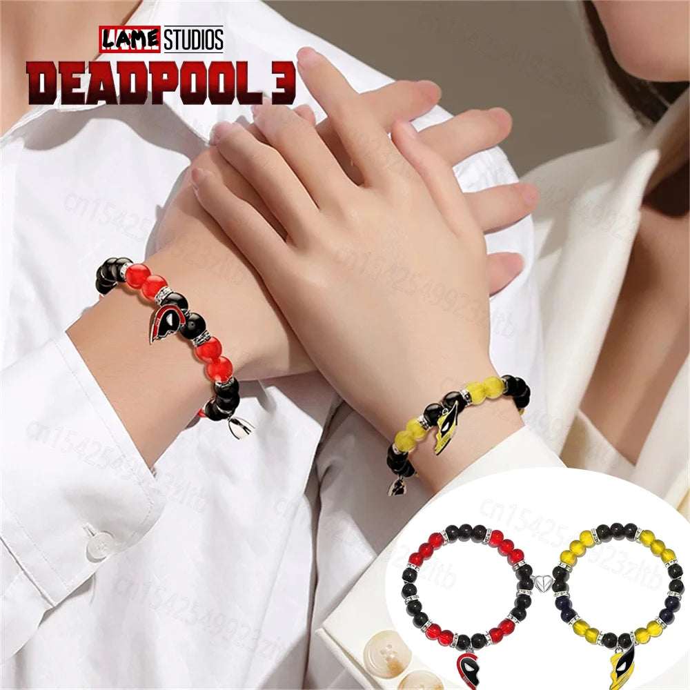 Deadpool/Wolverine Best Friends Keychain/Bracelet for Women/Men