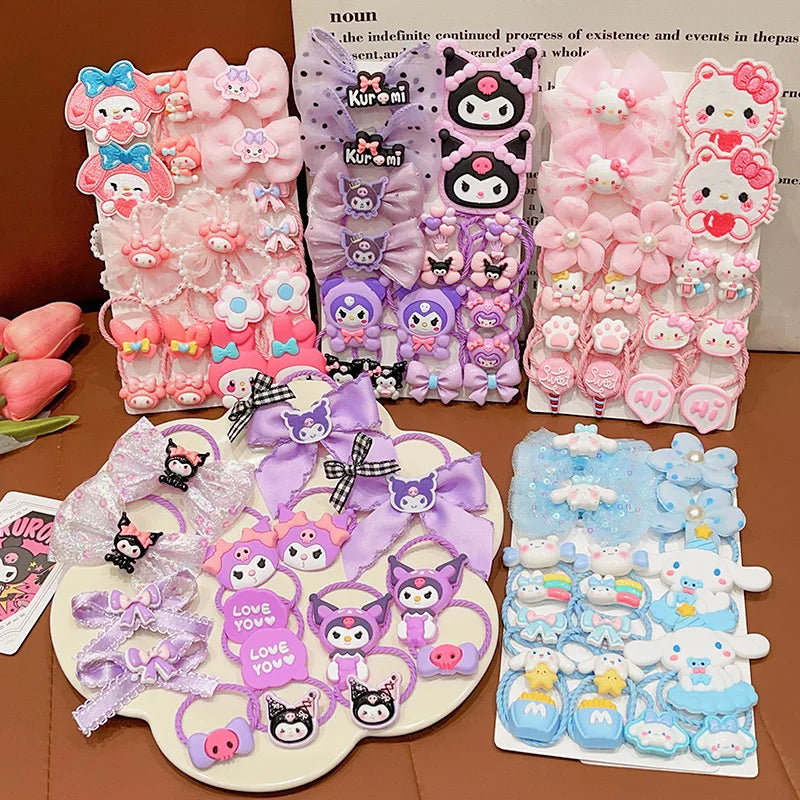 Kawaii Hello Kitty Stretchy Hair Ties