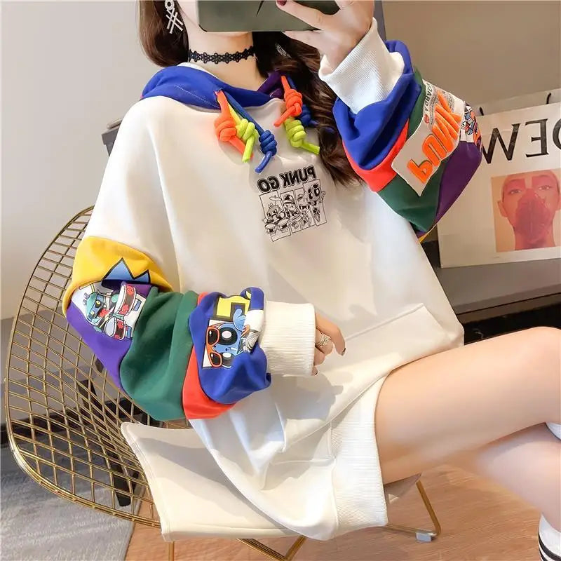 Korean Hooded Sweatshirt Anime