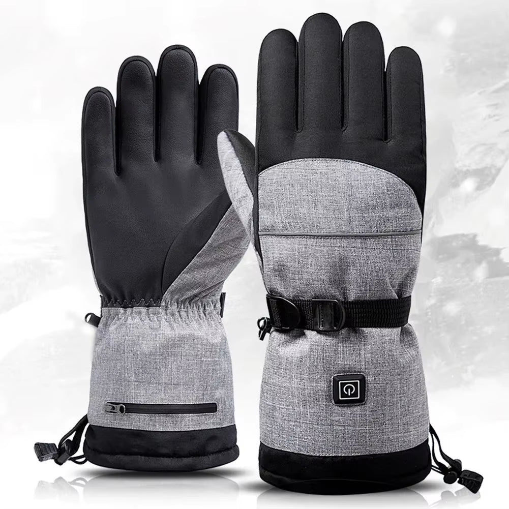 Men and Women's Heated Waterproof Gloves Anti-Slip