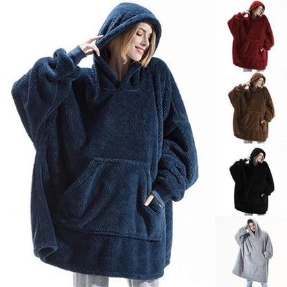 2024 Winter Women/Men Oversized Hoodie Blanket