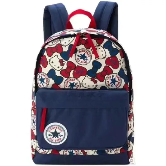 Hello Kitty Mymelody Kuromi Cute Girl Schoolbag Female Korean Version Ins Student Backpack Travel Large-Capacity Backpack