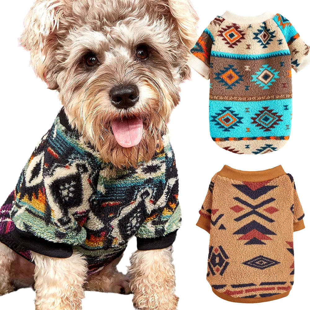 Newest Woolen Sweater for Small Dogs Warm Fleece Spring Autumn Pet Dog Clothes Chihuahua Schnauzer Puppy Pullovers Outfits