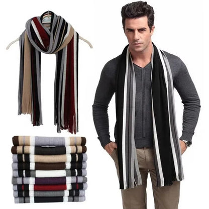 Classic Men's Faux Cashmere Scarf