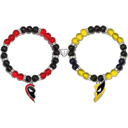 Deadpool/Wolverine Best Friends Keychain/Bracelet for Women/Men 