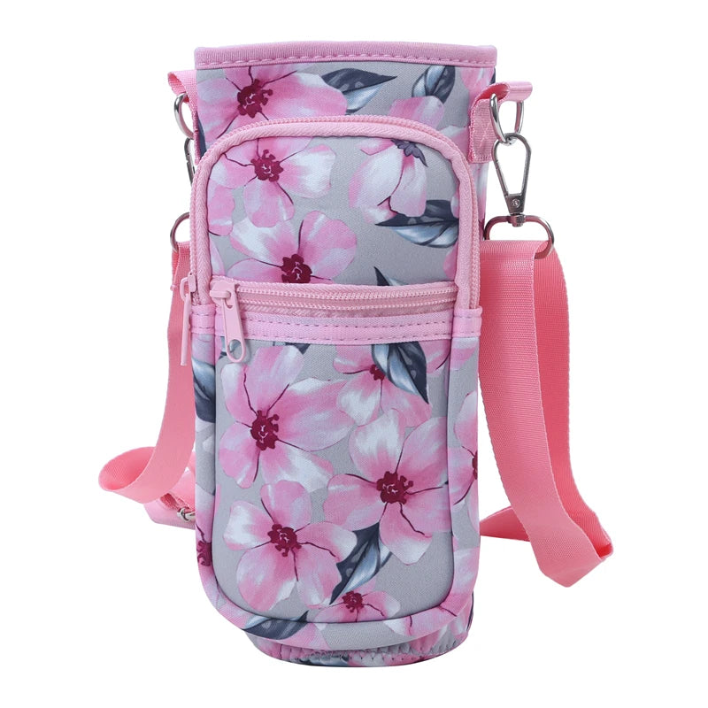 Carrier Bag with Pouch for Stanley Tumbler with Handle & Adjustable Shoulder Strap