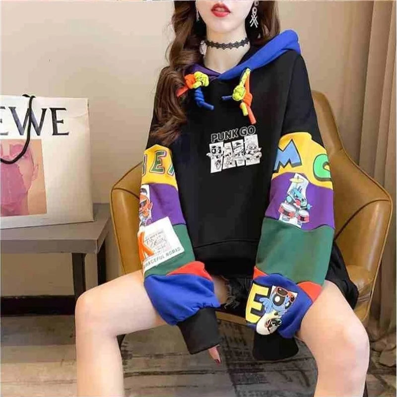 Korean Hooded Sweatshirt Anime