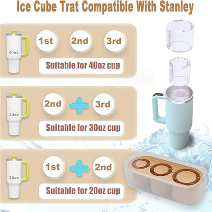 2/3/4/30 Grid Ice Cube Tray for Stanley Cups