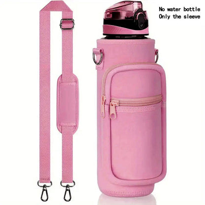 Carrier Bag with Pouch for Stanley Tumbler with Handle & Adjustable Shoulder Strap