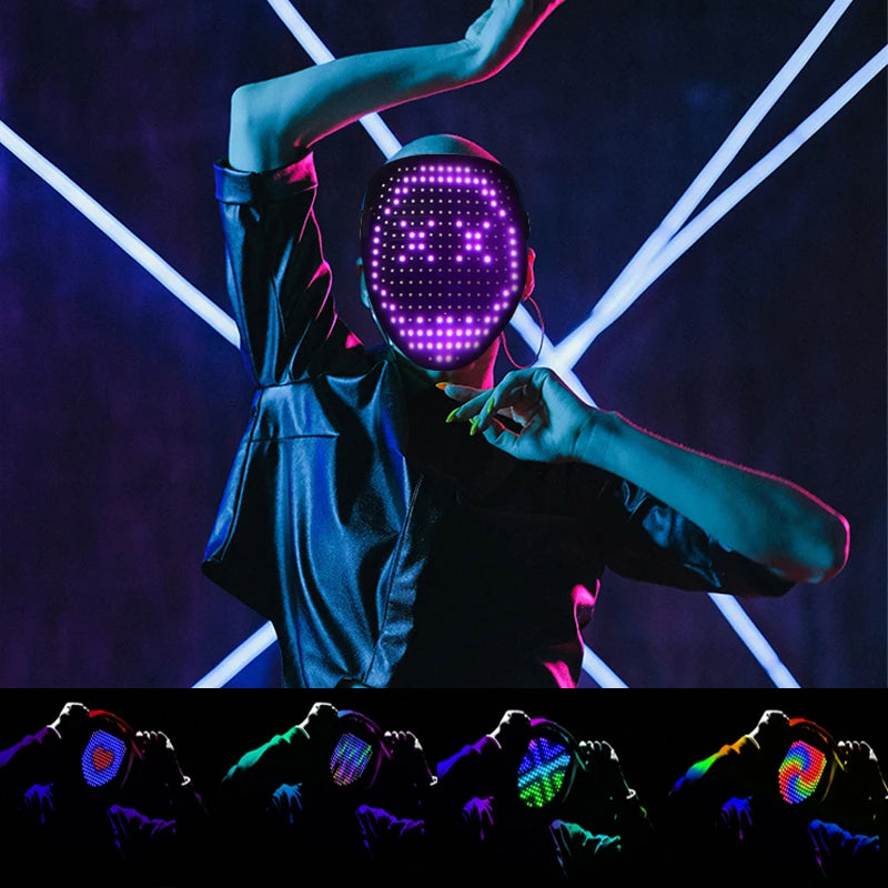 LED Full Color Mask Halloween/Parties/Festivals