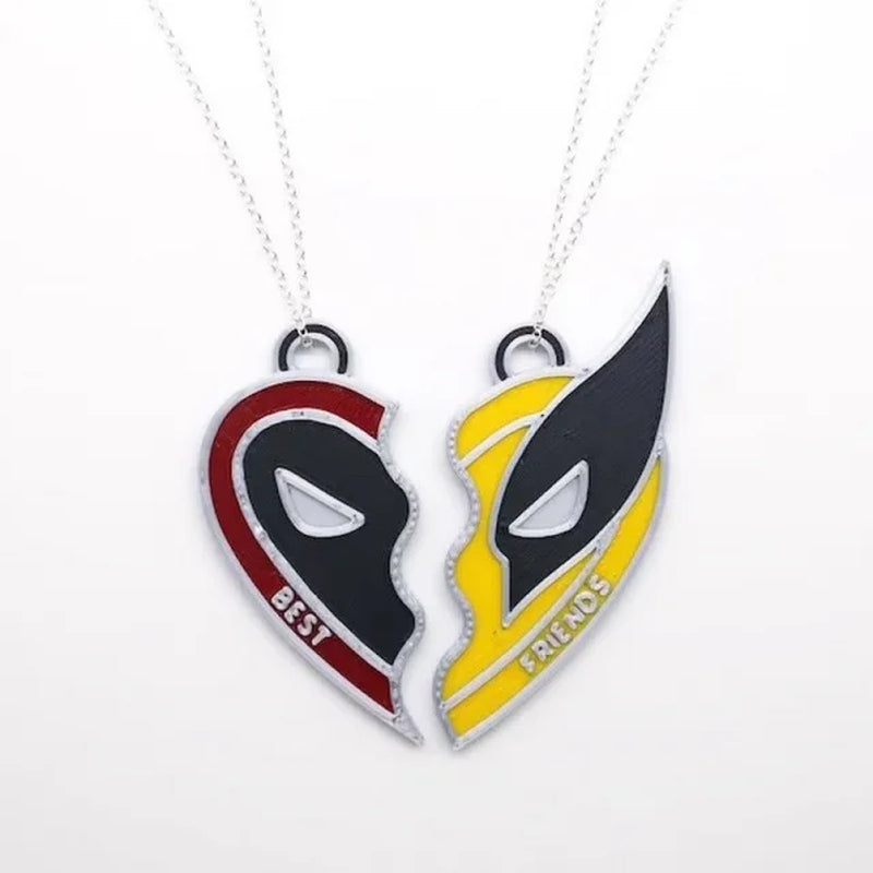 Deadpool/Wolverine Best Friends Keychain/Bracelet for Women/Men 