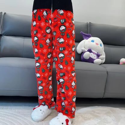 Matching Couples Hello Kitty Christmas PJ Pants