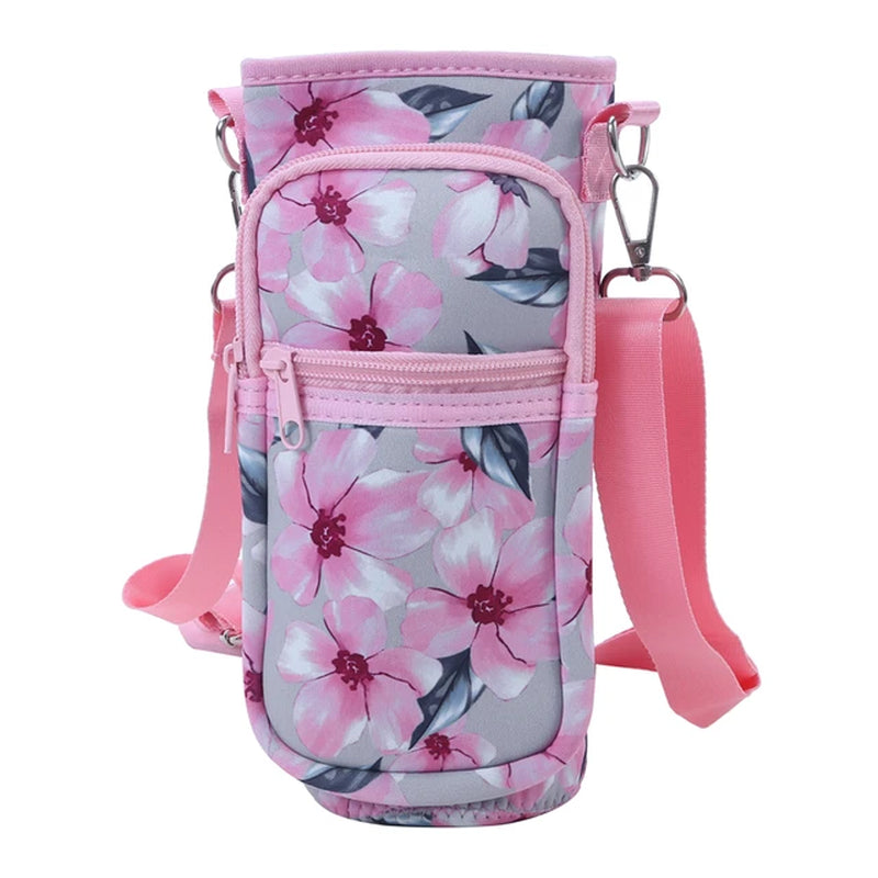 Carrier Bag with Pouch for Stanley Tumbler with Handle & Adjustable Shoulder Strap