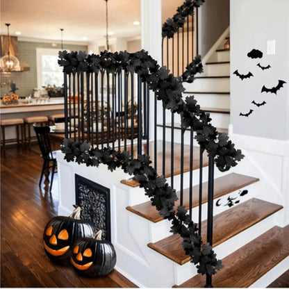 Fall Decor Black Garland