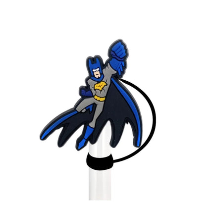 New! Batman Cartoon Straw Cover Cap 10MM Accessories