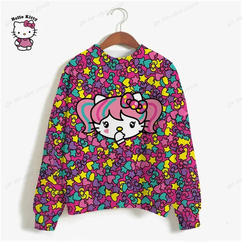 Fall Hello Kitty Harajuku Aesthetic Streetwear