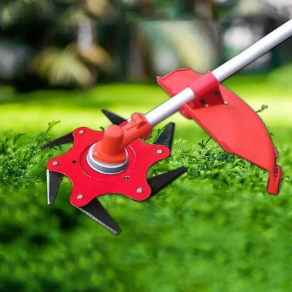 Manganese Steel Cutter Blade 6 Teeth Grass Durable Trimmer Head Lawn Weeding Garden Tools Supplies Accessories