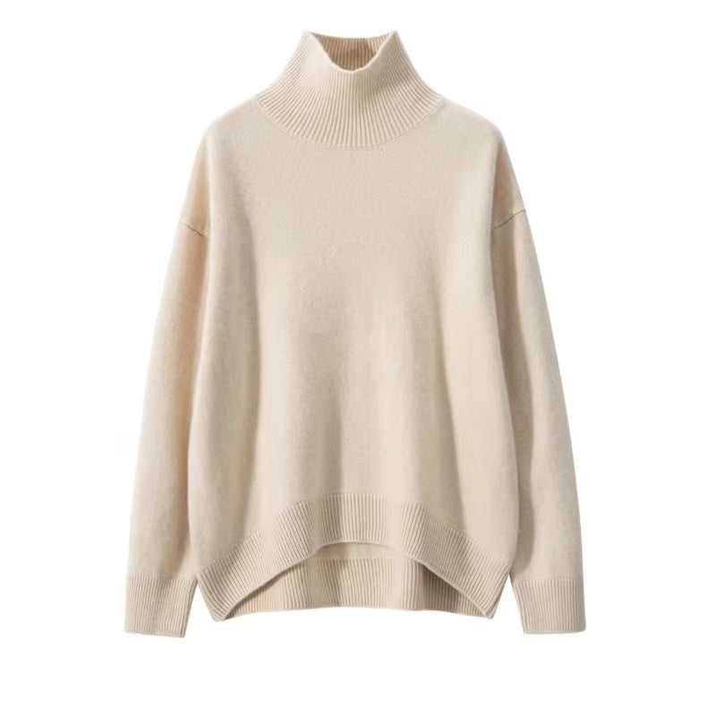 New Cashmere Sweater Pullover High Neck 