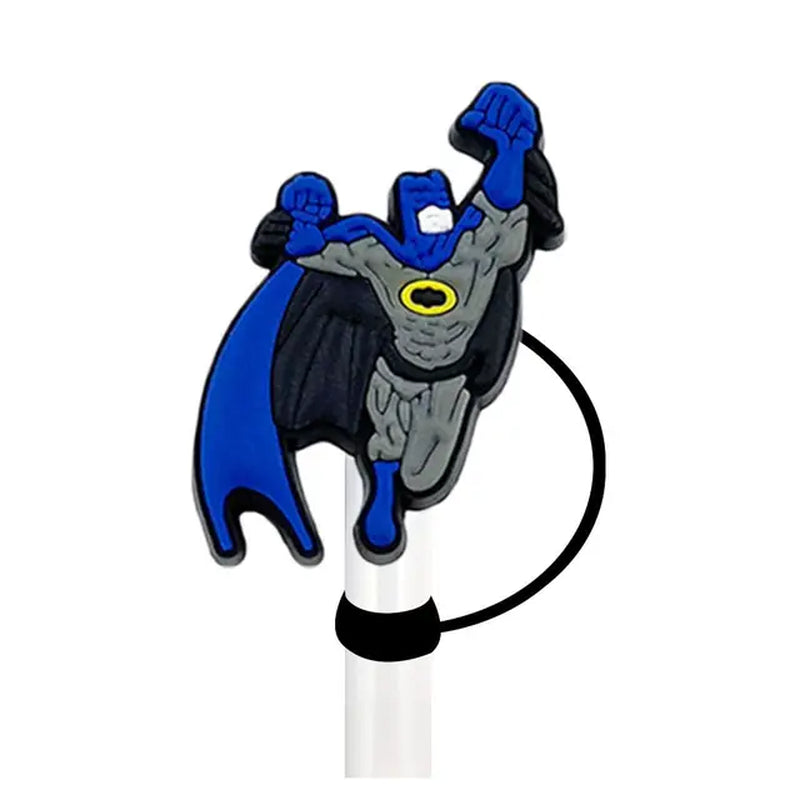 New! Batman Cartoon Straw Cover Cap 10MM Accessories