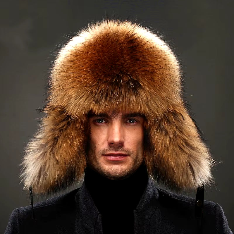 High-End Luxury Ushanka Fur Hat