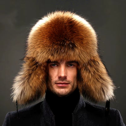 High-End Luxury Ushanka Fur Hat