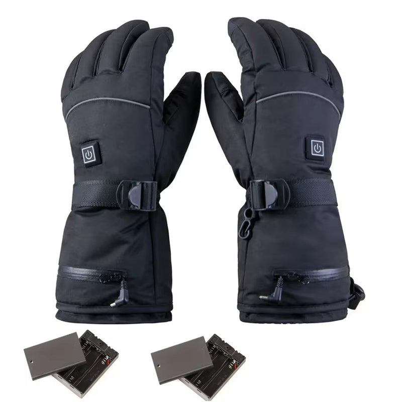 Men and Women's Heated Waterproof Gloves Anti-Slip