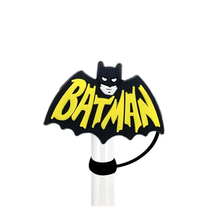 New! Batman Cartoon Straw Cover Cap 10MM Accessories