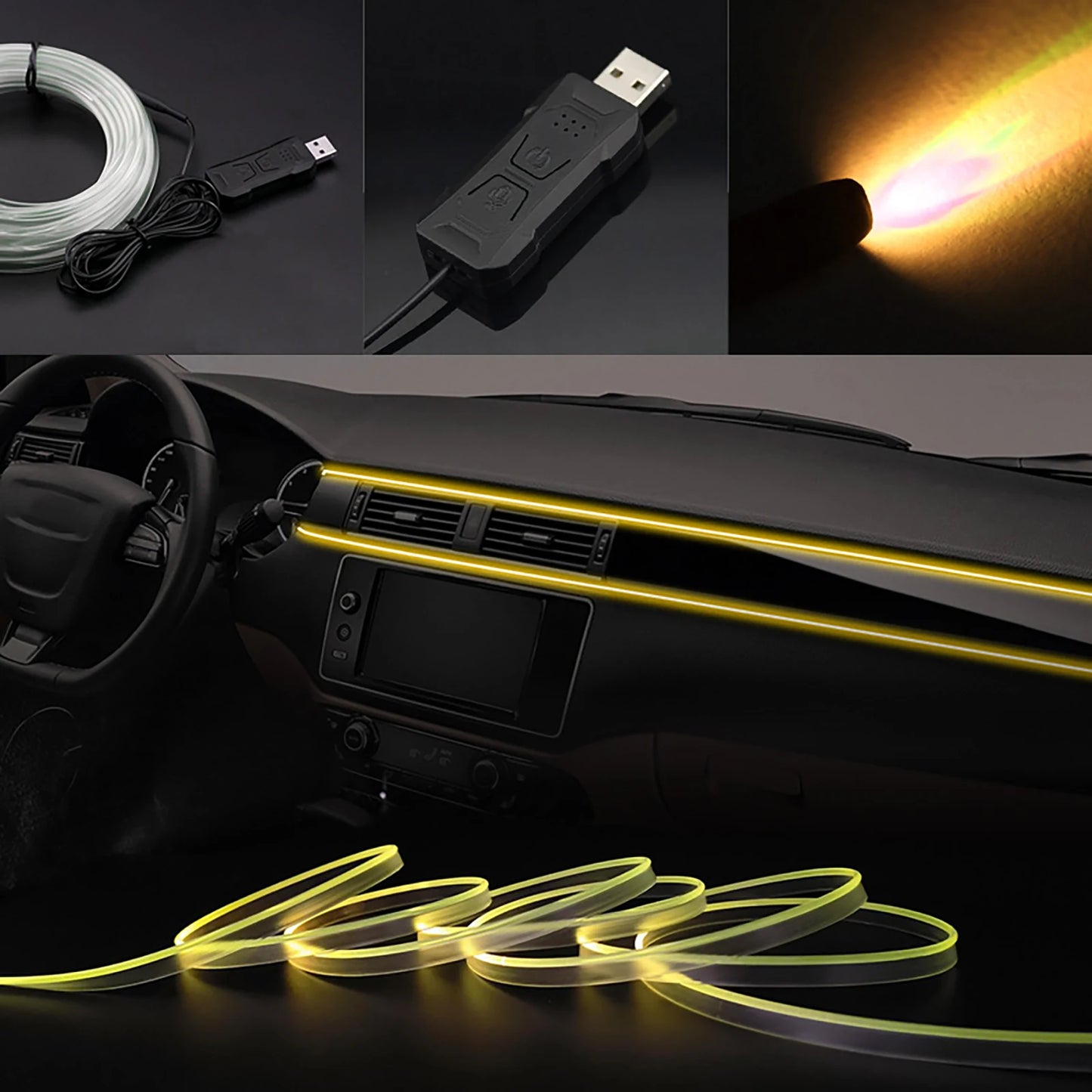 Car Interior Ambient LED Light Strip