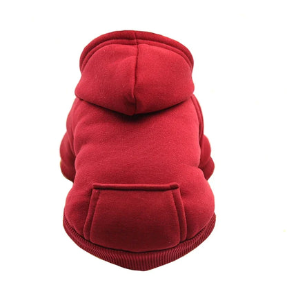 Winter Hooded Dog Sweatshirt