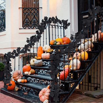 Fall Decor Black Garland