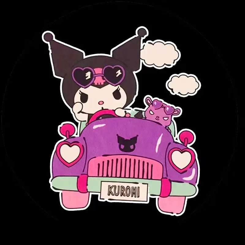 Kuromi Open Door Projection Cute Car Decoration