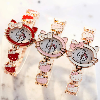 Hello Kitty Women/Jr.'s Wristwatch Waterproof Electronic Quartz Watches