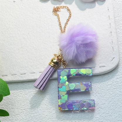 Fashion Sparkling Initials Letter Charm