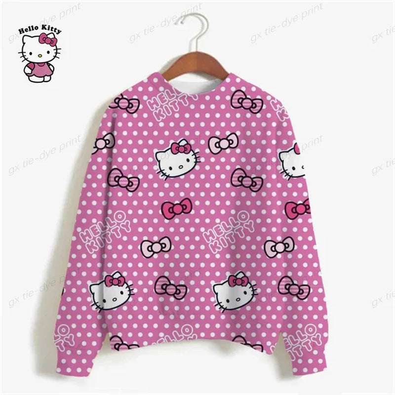 Fall Hello Kitty Harajuku Aesthetic Streetwear