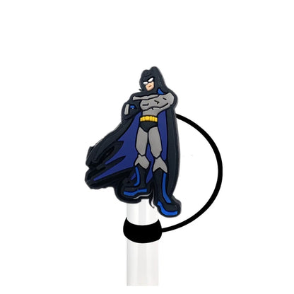 New! Batman Cartoon Straw Cover Cap 10MM Accessories