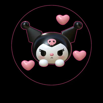 Kuromi Open Door Projection Cute Car Decoration