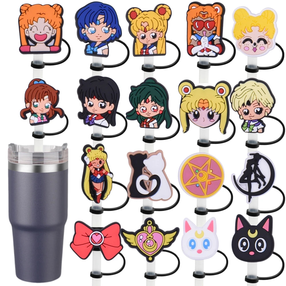 New Anime Beautiful Girl Straw Cover Cap10Mm