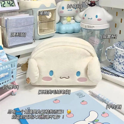 Hello Kitty Pochacco Plush Makeup Bag