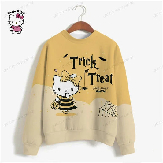 Fall Hello Kitty Harajuku Aesthetic Streetwear