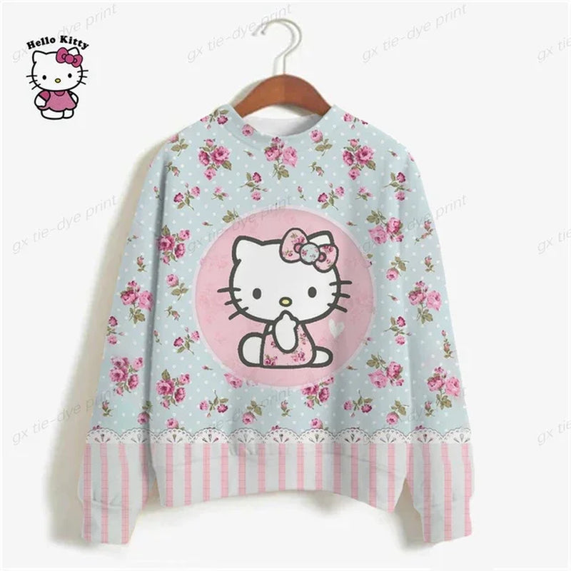 Fall Hello Kitty Harajuku Aesthetic Streetwear