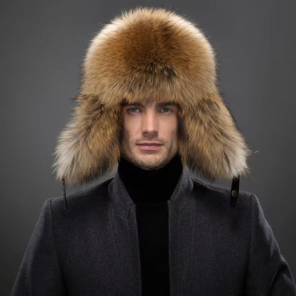 High-End Luxury Ushanka Fur Hat