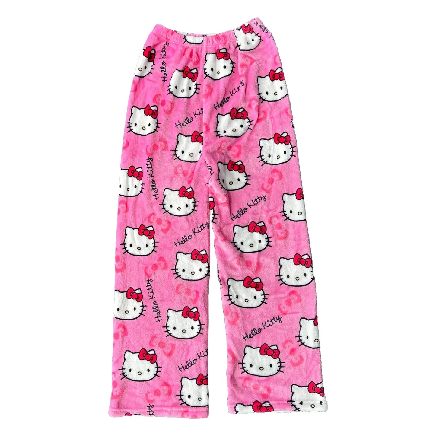 Halloween/Fall Hello Kitty Coral Fleece Pajama Pants