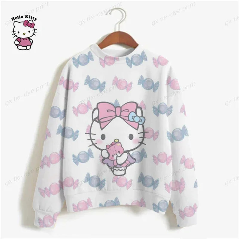 Fall Hello Kitty Harajuku Aesthetic Streetwear