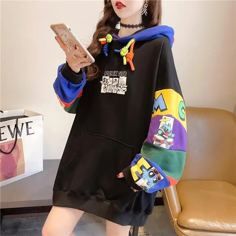 Korean Hooded Sweatshirt Anime