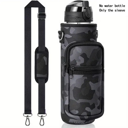 Carrier Bag with Pouch for Stanley Tumbler with Handle & Adjustable Shoulder Strap